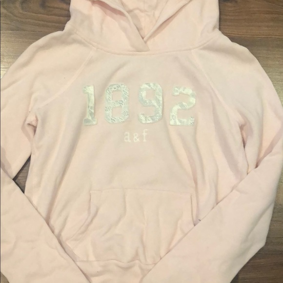 ABERCROMBIE LIGHT PINK HOODIE - Picture 2 of 4